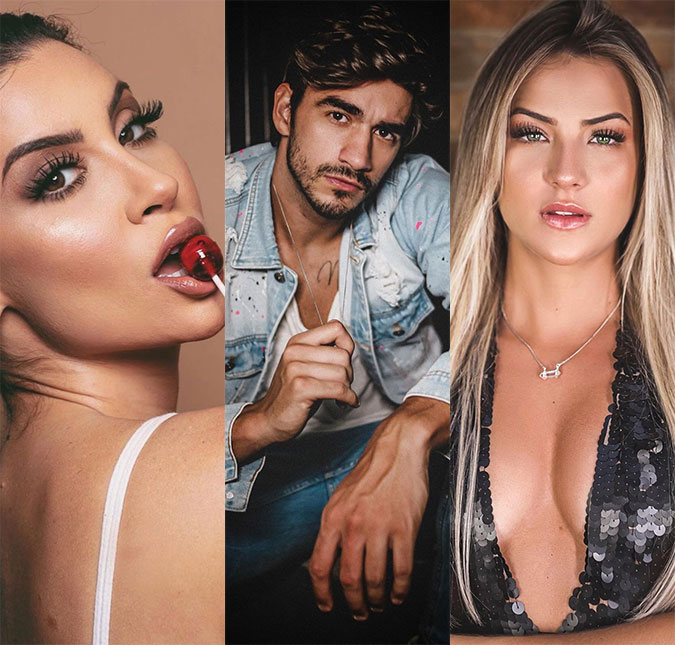 Vingança? Gabi Martins diz que ficaria com o ex-namorado de Boca Rosa, Diogo Melim: <I>- Eu acho ele gato</I>