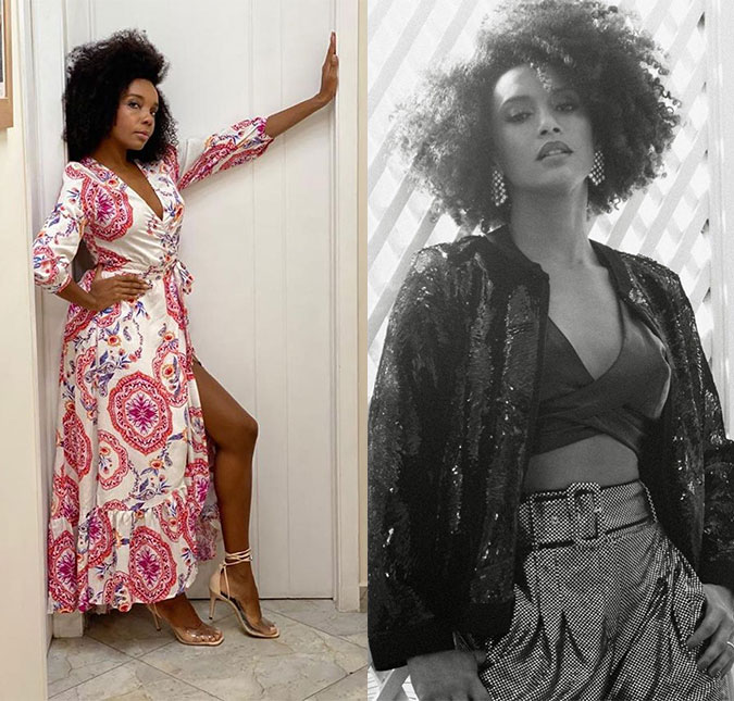 Campeã, Thelma revela em <I>live</I> com Taís Araújo que abriu mão de concurso público para entrar no <I>BBB20</I>