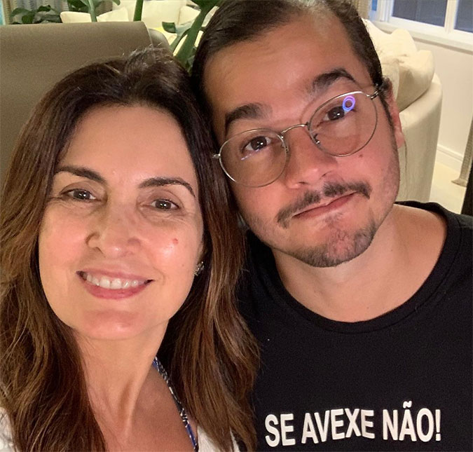 Túlio Gadêlha compartilha foto com Fátima Bernardes e se declara: <i>Conetados apenas um ao outro</i>; veja!