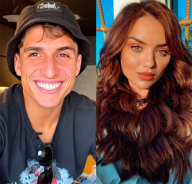 Felipe Prior questiona suposto <i>unfollow</i> de Rafa Kalimann e ela rebate: <i>- Eu nunca te segui</i>