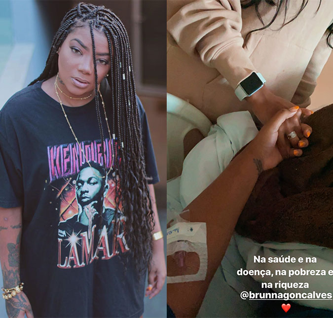 Ludmilla é internada com fortes dores e mãe da cantora entrega seu estado de saúde: <I>- A infecção não está pequena</I>