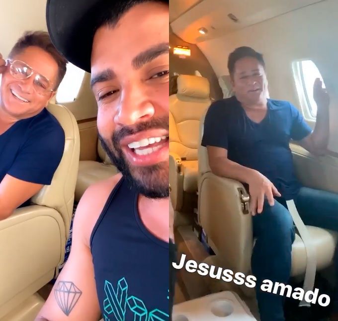 Avião com Gusttavo Lima e Leonardo faz pouso de emergência; assista!