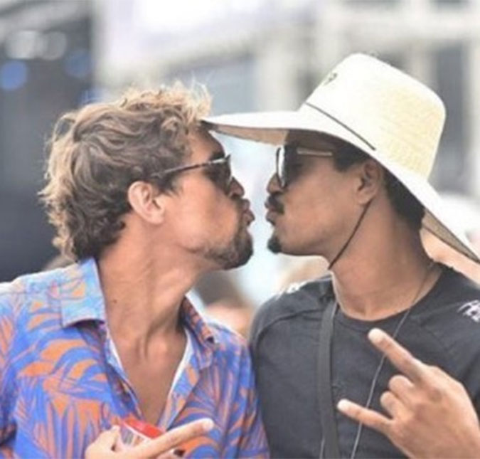 Marcello Melo Jr. se declara para Felipe Roque, mas esclarece: <I>Não, não somos um casal</I>