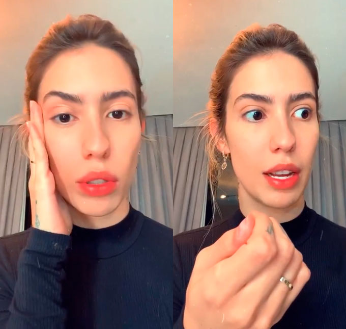 Gabi Brandt dá detalhes de sua compulsão capilar em meio à crise de ansiedade; assista!