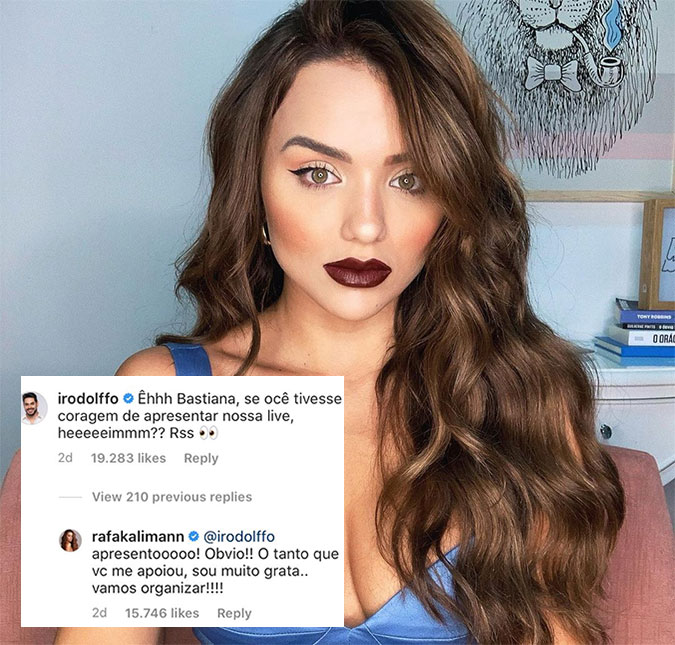 Rafa Kalimann aceita convite do ex-marido e revela: <i>O tanto que você me apoiou</i>