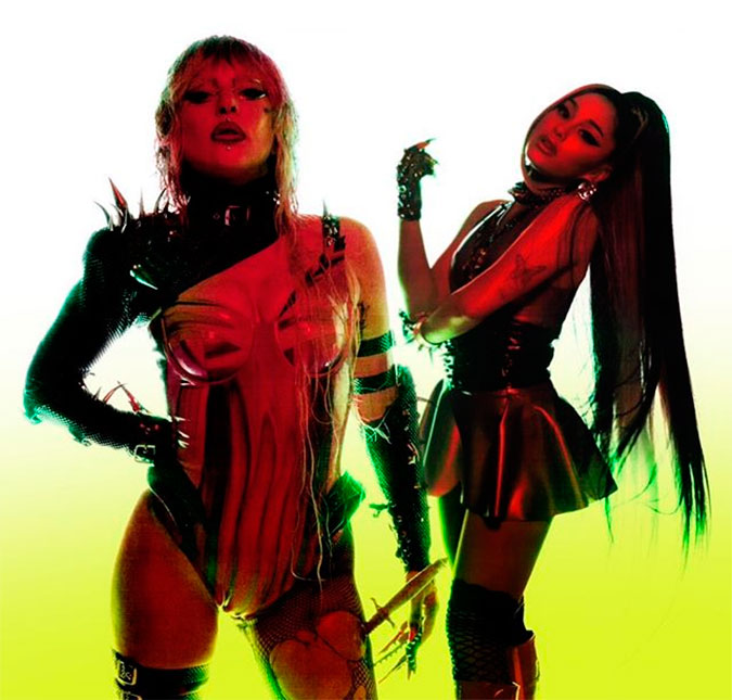 Lady Gaga e Ariana Grande divulgam <i>Rain On Me</i> e trocam elogios na <i>web</i>; ouça a canção inédita!