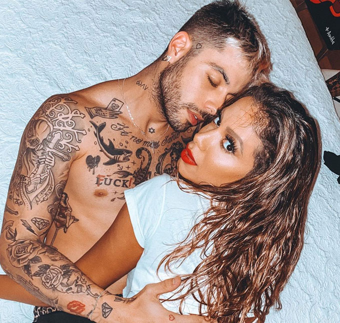 Anitta rebola com Gui Araújo no <i>Tik Tok</i> e ele declara: <i>Não para um minuto</i>