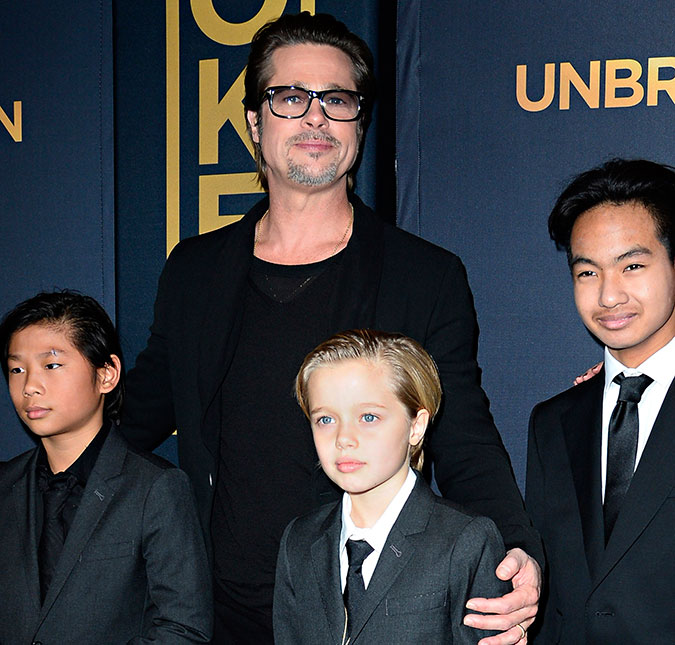 Brad Pitt consegue reunir todos os seus filhos em festa de aniversário para a filha, Shiloh Jolie-Pitt; saiba todos os detalhes!