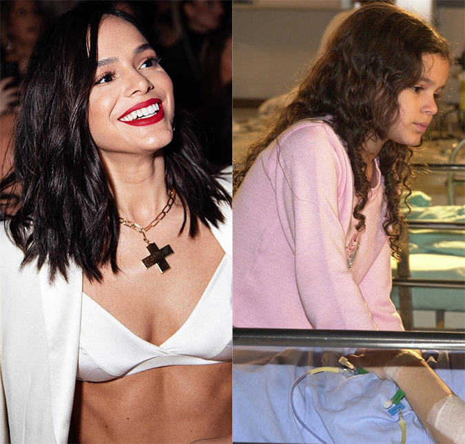 Após falar sobre transição capilar, internautas duvidam que Bruna Marquezine tem cabelo cacheado e ela rebate: <i>Sério que estão duvidando?</i>