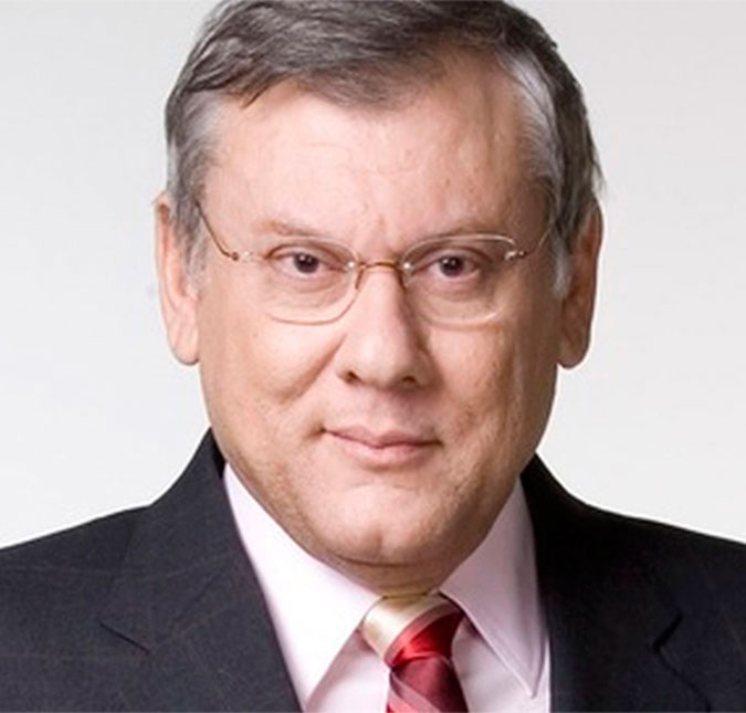 Após polêmico <i>post</i> com jogadora, Milton Neves publica imagem de Silvio Santos e <i>web</I> reage: <i>Velho gagá</i>