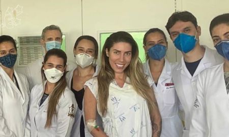 Tati Minerato comemora alta do hospital após 11 dias internada por complicação em lipoaspiração