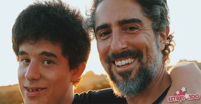 Marcos Mion posa ao lado do filho Romeo para celebrar o Dia do Orgulho ...