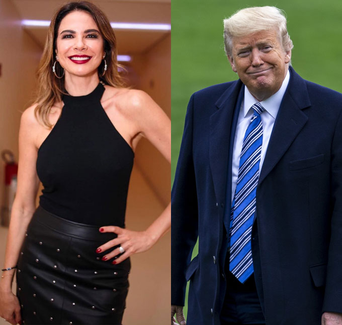 Luciana Gimenez revela investida de Donald Trump: <i>- Me chamou para almoçar, eu era casada</i>