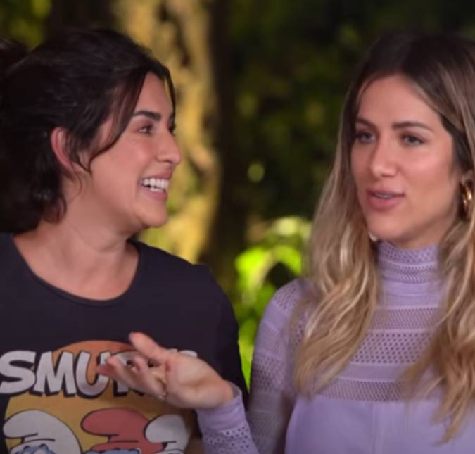 Fernanda Paes Leme brinca sobre substituir Giovanna Ewbank na licença-maternidade: <I>Está achando que vou ser sua Ana Furtado?</i>
