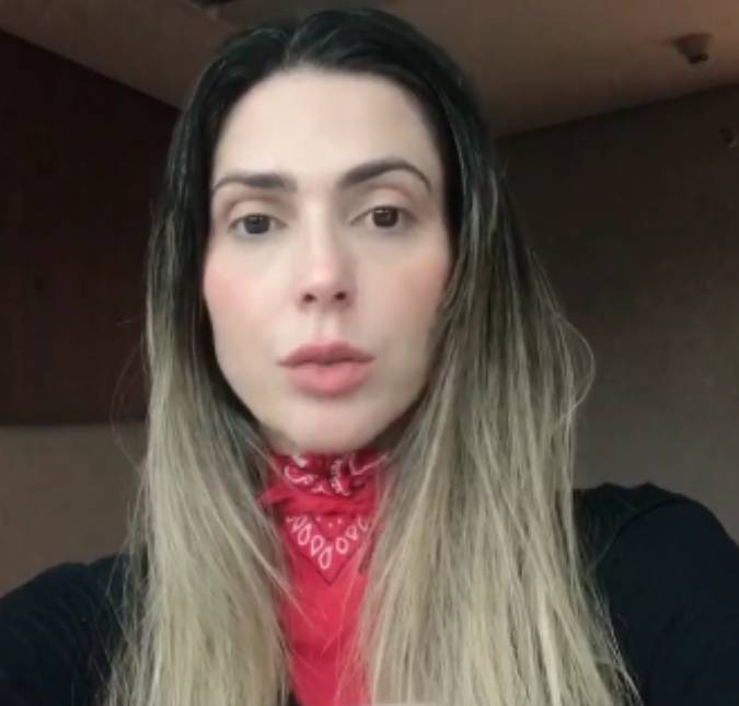 Nadja Pessoa chora e afirma sobre separação de Vinicius D'Black: <I>Estava dormindo e ele foi embora</i>