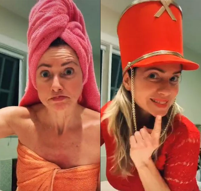 Letícia Spiller diverte ao aparecer como Paquita em desafio nas redes sociais, confira!