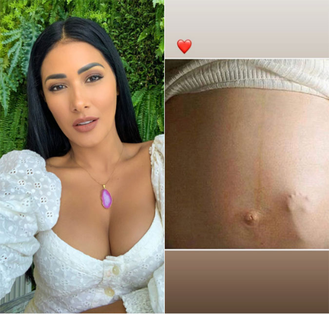 Simaria publica foto de barriga de gravidez e deixa internautas intrigados: <i>Será que vem bebê por aí?</i>