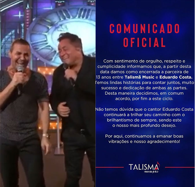 Leonardo rompe laço empresarial com Eduardo Costa e colunista afirma que relação entre eles vai mal, entenda!