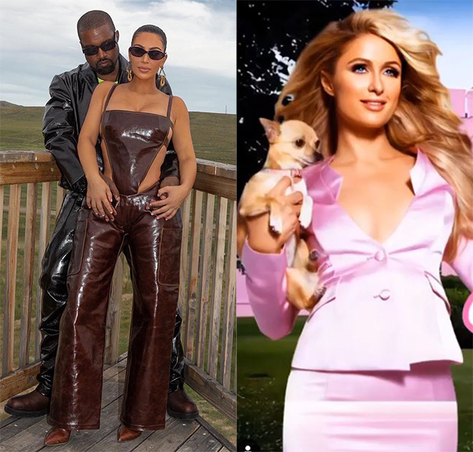 Com o apoio de Kim Kardashian, Kanye West irá concorrer com Paris Hilton pela presidência dos Estados Unidos; entenda!