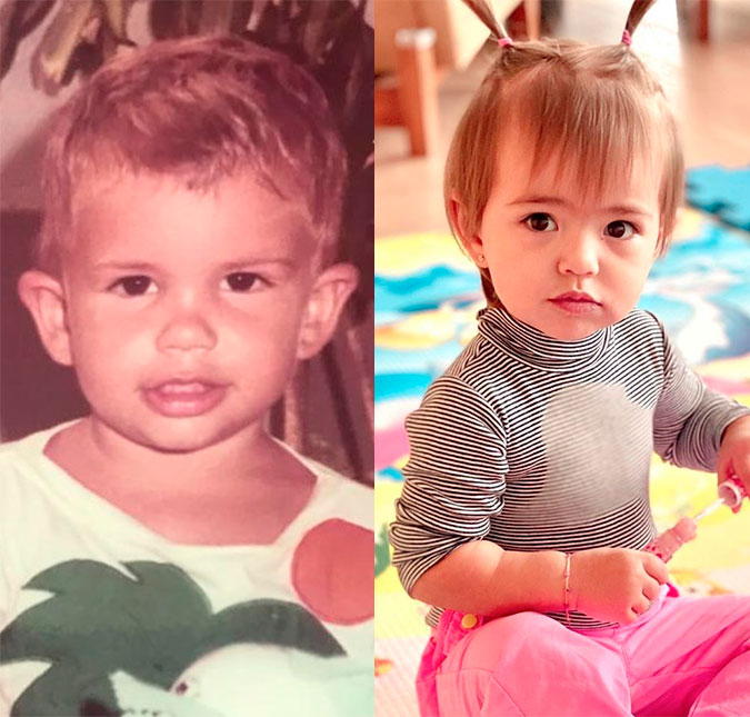 Duda Nagle posta foto da infância e seguidores apontam semelhança com a filha, Zoe: <i>Seu clone</i>; compare!