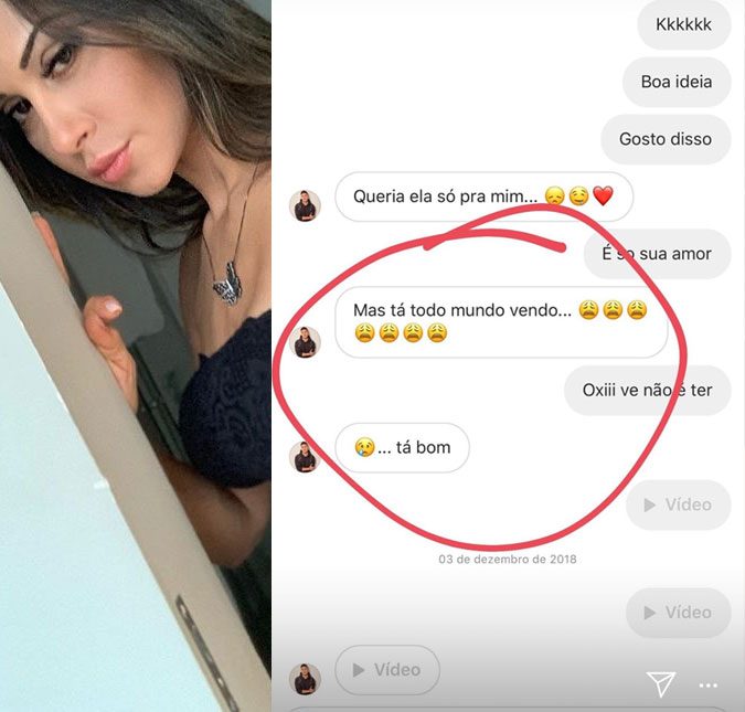 Em novas <i>prints</i>, Mayra Cardi expõe conversas polêmicas com Arthur Aguiar