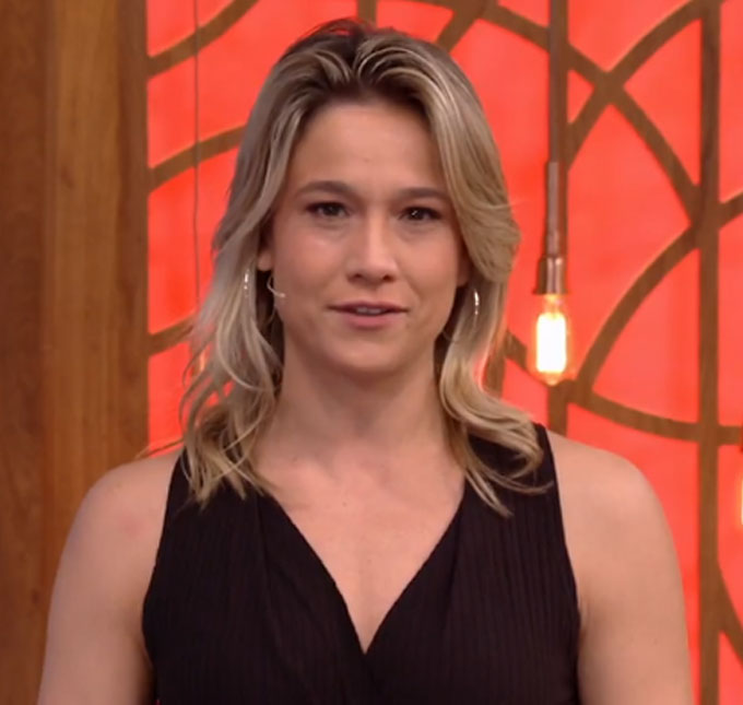 Substituta de Fátima Bernardes, Fernanda Gentil estreia no <i>Encontro</i> e declara: <i>- Responsabilidade lá em cima</i>