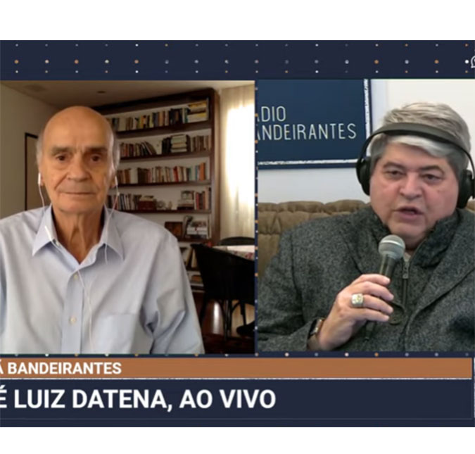 Datena abandona entrevista ao vivo com Drauzio Varella ao descobrir morte da sogra: <i>Faz parte da vida</i>