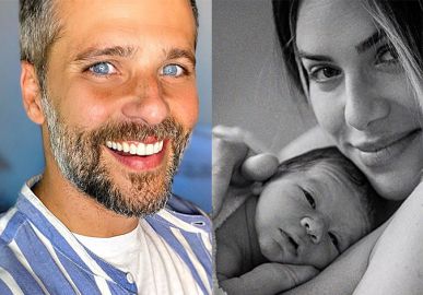 Bruno Gagliasso revela que deu o primeiro banho do filho recém-nascido, Zyan: <I>Só chorei</I>