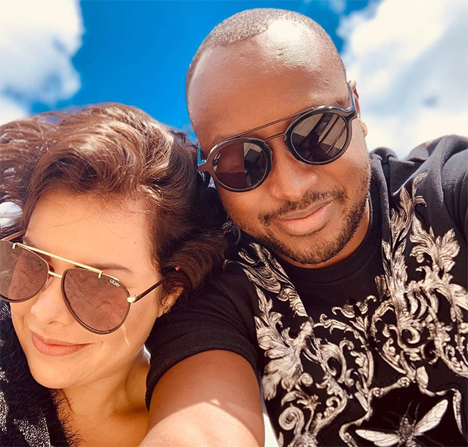 Thiaguinho cita Fernanda Souza em <I>post</I>, diz que a ama e ela responde: <I>Sua vitória é a minha</I>
