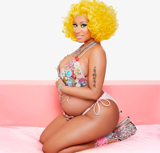 Nicki Minaj anuncia a sua primeira gravidez e posta foto já revelando o barrigão; saiba os detalhes!