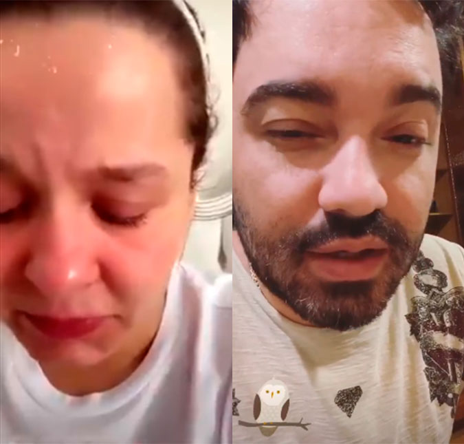 Após término, Maiara faz vídeo chorando e pede fim dos ataques, enquanto Fernando sofre com a insônia