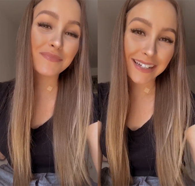 Carla Diaz revela que fez biópsia em nódulo na tireoide e diz que está mais esperançosa: <I>- Já passei por mais uma etapa</I>