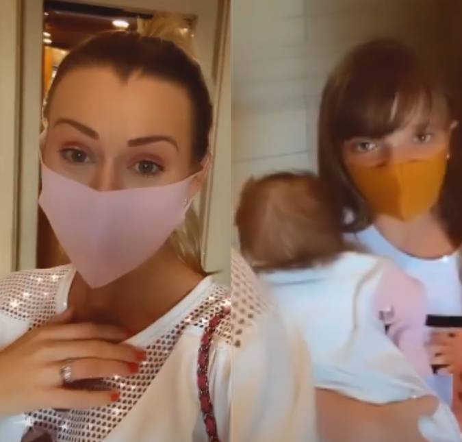 Ana Paula Siebert leva susto com boneca realista de Rafinha Justus: <I>- Está saindo com a Vicky?</i>