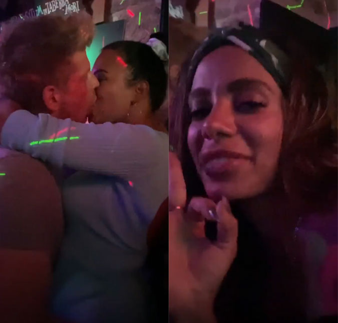 Na Croácia, Anitta mostra a <I>ex-BBB</I> Ariadna beijando muito e aprova a <I>pegação</I> da amiga; saiba mais!