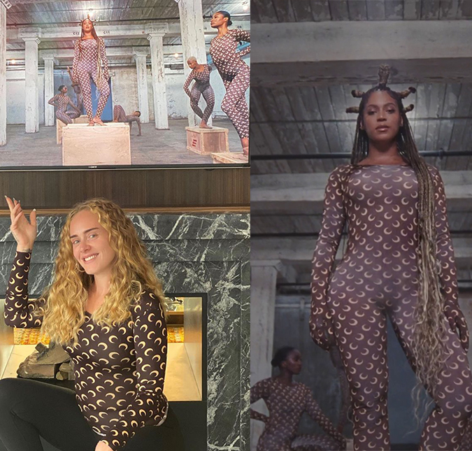 Adele recria <i>look</i> de Beyoncé e internautas mal reconhecem a cantora: <i>Adele ou Angélica?</i>