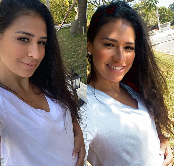 Simone compartilha primeiras <I>selfies</I> grávida e revela medos na nova gravidez: <I>- Foi bem difícil a gestação do Henry</I>