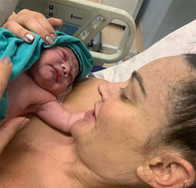 Laura Keller tem alta médica adiada após filho ser diagnosticado com icterícia: - <I>Estou bem cansada</I>