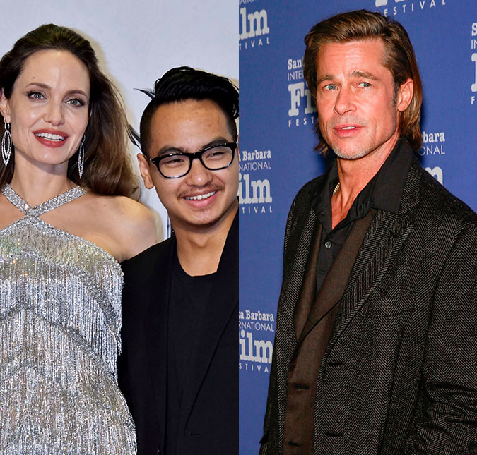 Angelina Jolie tem defendido uma reconciliação de seu filho mais velho com  Brad Pitt - Estrelando