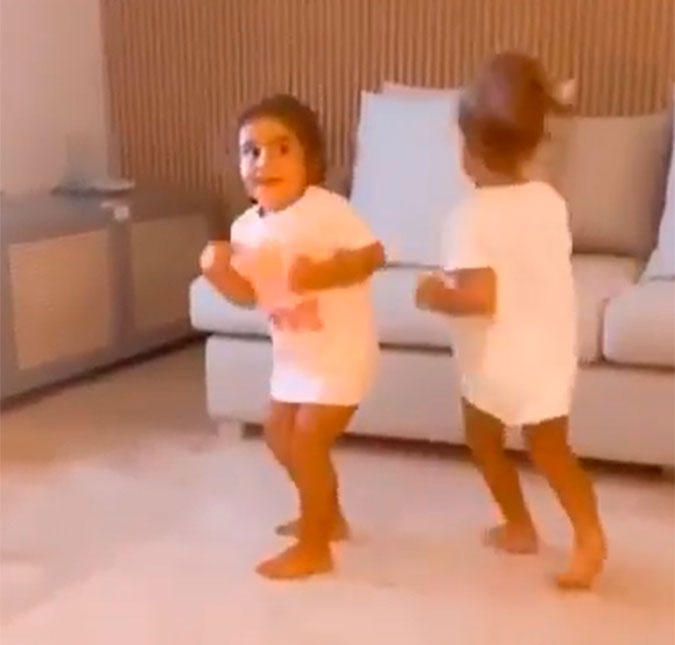Ivete Sangalo encanta ao mostrar as filhas gêmeas dançando muito na sala de casa; assista!