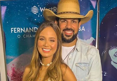 Biah Rodrigues e Sorocaba anunciam sexo dos gêmeos com celebração no haras da família