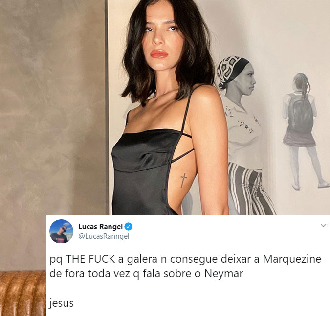 Bruna Marquezine curte <I>tweet</I> que pede para que a deixem de fora quando falam de Neymar Jr.; confira!