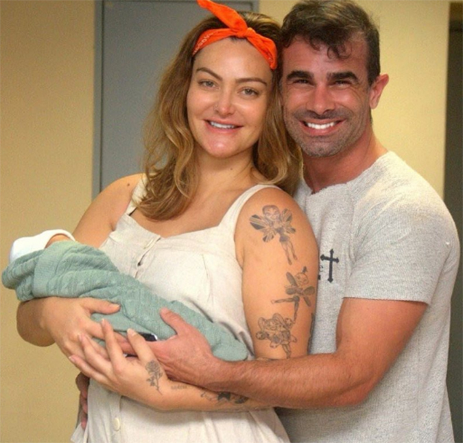Laura Keller diz que engordou 23 quilos na gravidez e exibe fotos do corpo nove dias após dar à luz: <i>Sem filtro</i>