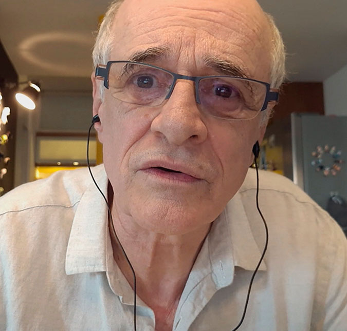Após citar <i>parceiro ou parceira</i> em <i>live</i>, Marcos Caruso nega ser bissexual: <i>- Não assumi coisa nenhuma</i>