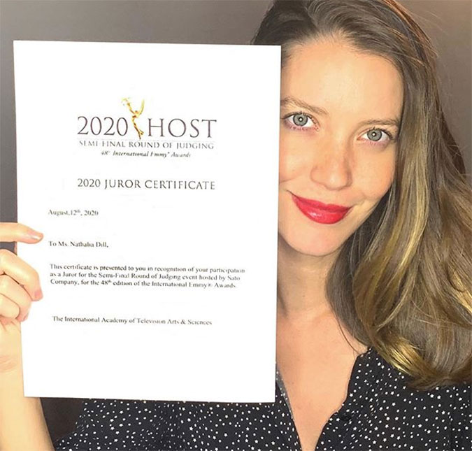 Nathalia Dill é jurada de novelas no <I>Emmy Internacional</I> e comemora: <I>Honra e experiência única</I>