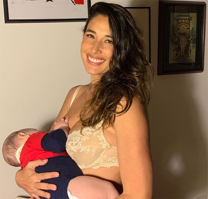 Giselle Itié fala sobre amamentação: <i>- Está sendo uma experiência maravilhosa</i>
