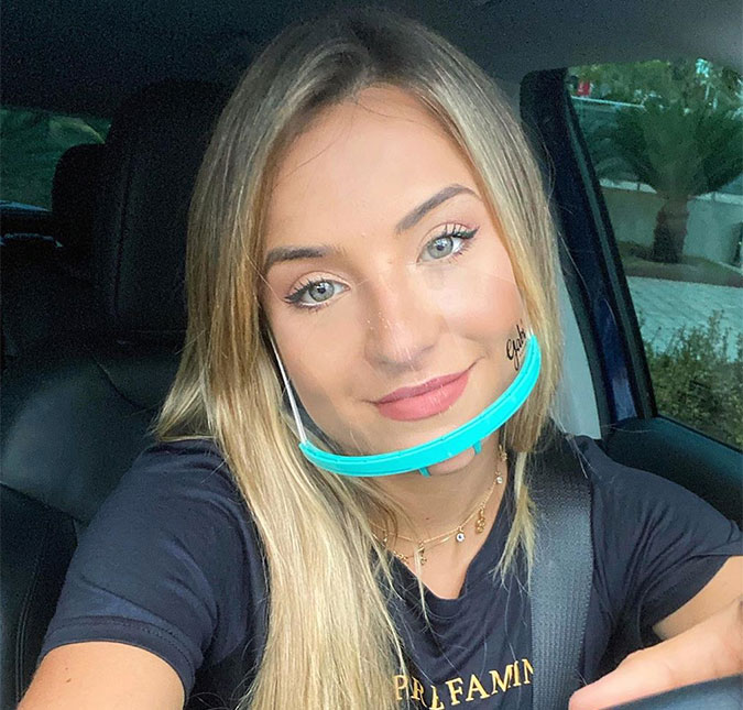 Gabi Martins faz propaganda de máscara de proteção, mas contrai coronavírus e internautas questionam: <i>Essa máscara protege?</i>