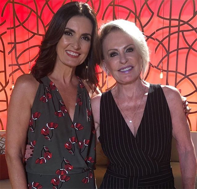 Após rumores de boicote, Ana Maria Braga elogia Fátima Bernardes: - <I>Agradeço a oportunidade de continuar trabalhando</I>
