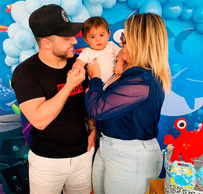 Marília Mendonça e Murilo Huff celebram juntos os oito meses de vida do  filho, Léo! - Estrelando