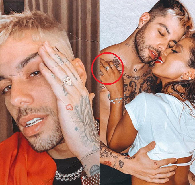 Gui Araújo posa com anel que usava com Anitta e internautas apontam indireta para a cantora: <i>Nunca desisti</i>