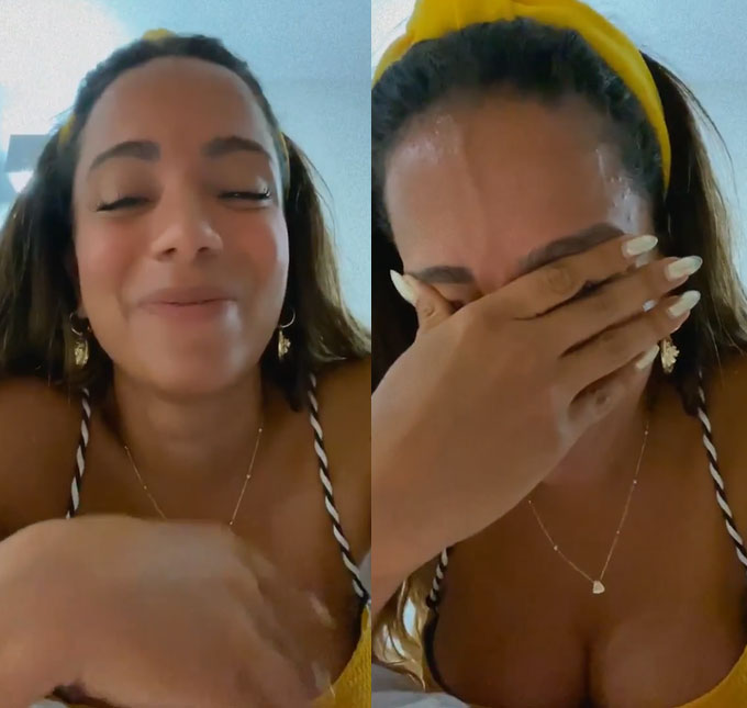Anitta diz que se sente <i>uma rainha</i> ao ser a única mulher em mansão com dez homens na Itália: <i>Sinto informar que estou feliz</i>